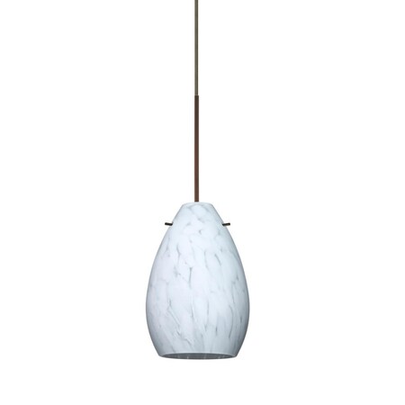 Besa Lighting Besa Pendant Pera 6 Bronze Carrera 1x50W Halogen RXP-171319-BR